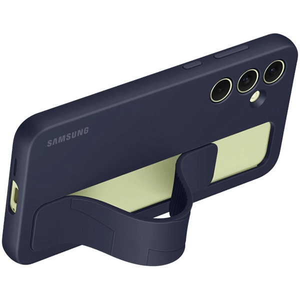Samsung Galaxy A55 5G Standing Grip -suojakuori, tummansininen - Image 3