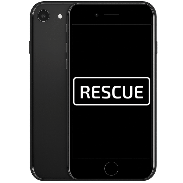 Apple iPhone SE 2022, 64 Gt, Midnight (rescue)