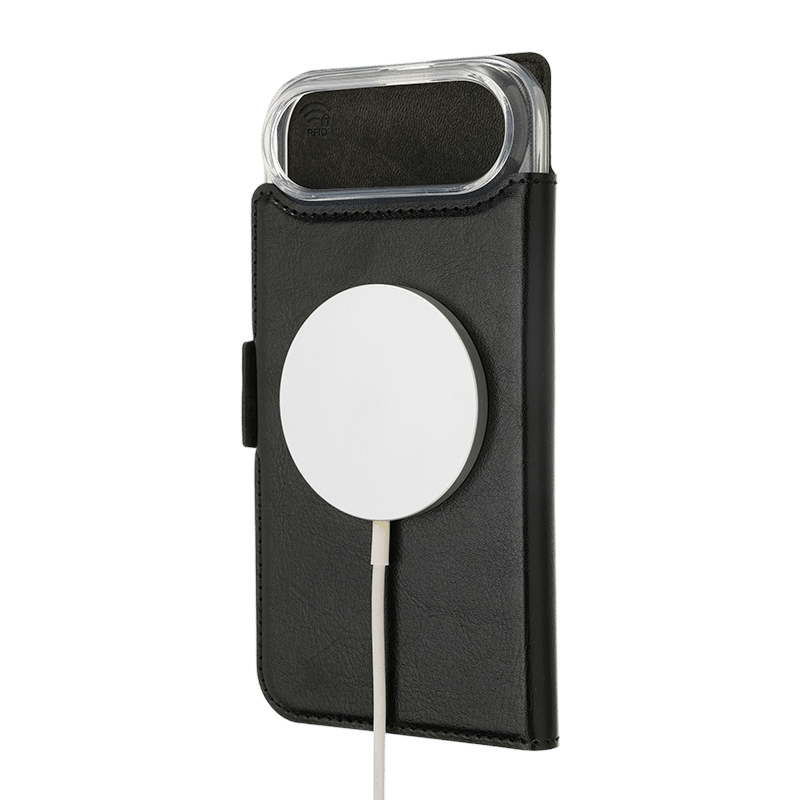 Wave Book Case MagSafe -suojakotelo, Apple iPhone 17 Air, musta - Image 2