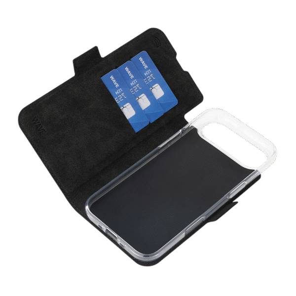 Wave Book Case MagSafe -suojakotelo, Apple iPhone 17 Air, musta - Image 3