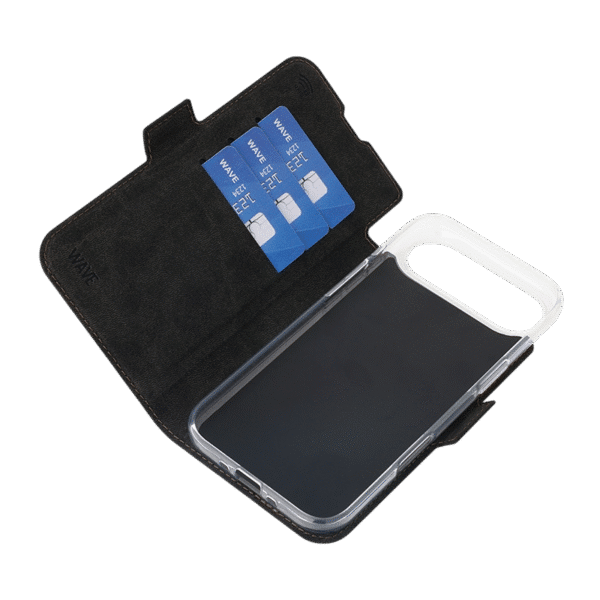 Wave Book Case MagSafe -suojakotelo, Apple iPhone 17 Air, ruskea - Image 2