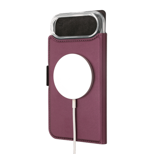 Wave Book Case MagSafe -suojakotelo, Apple iPhone 17 Air, violetti - Image 2