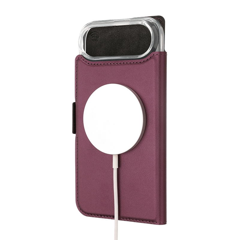 Wave Book Case MagSafe -suojakotelo, Apple iPhone 17 Air, violetti - Image 2