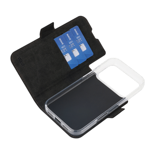 Wave Book Case MagSafe -suojakotelo, Apple iPhone 17 Pro Max, ruskea - Image 3