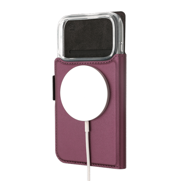 Wave Book Case MagSafe -suojakotelo, Apple iPhone 17 Pro Max, violetti - Image 3