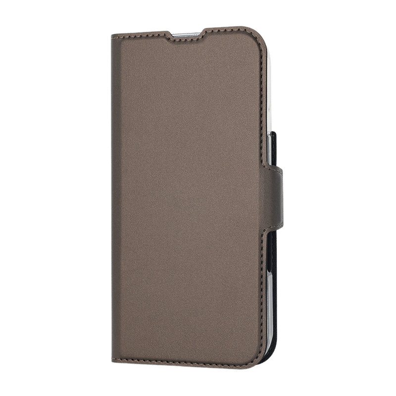 Wave Book Case MagSafe -suojakotelo, Apple iPhone 17, ruskea