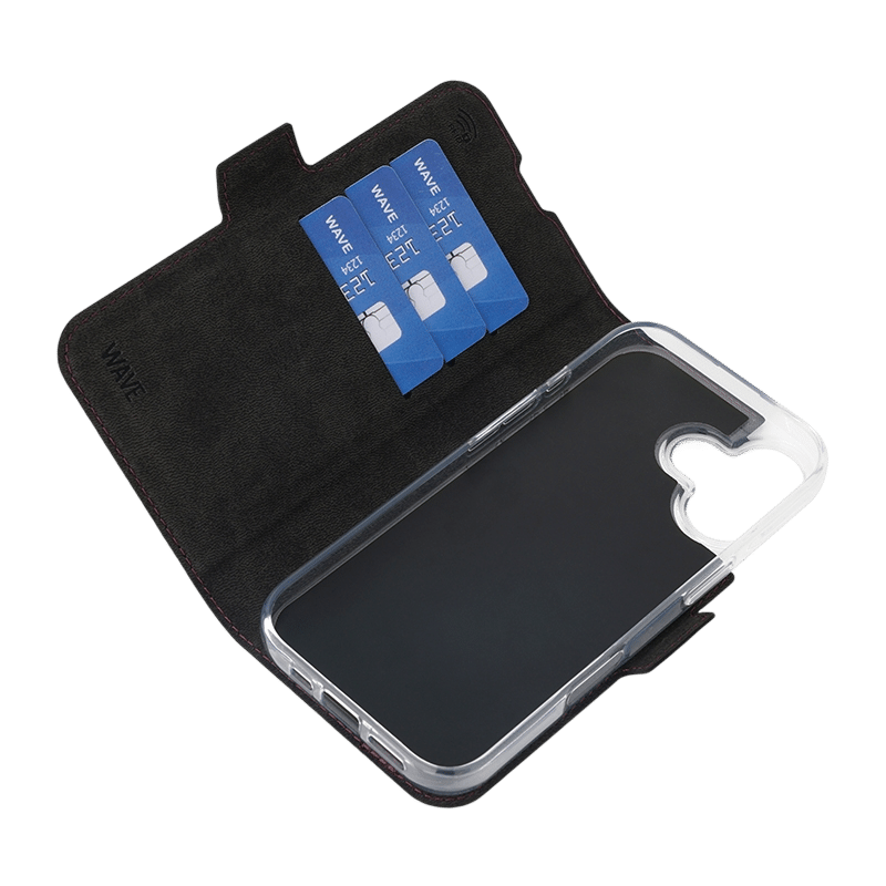 Wave Book Case MagSafe -suojakotelo, Apple iPhone 17, violetti - Image 2