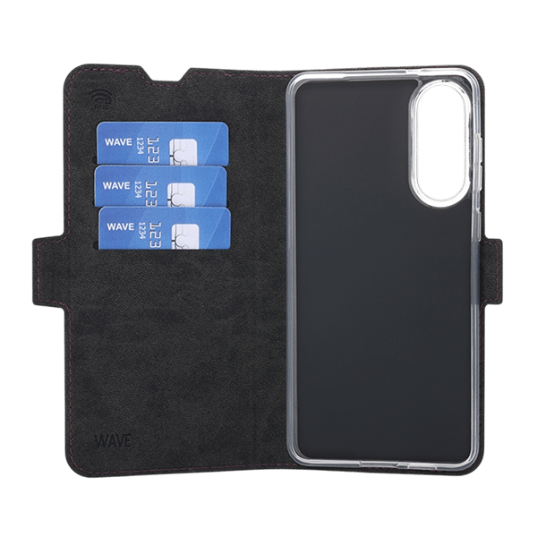 Wave Book Case -suojakotelo, Samsung Galaxy S25 Edge, violetti - Image 3