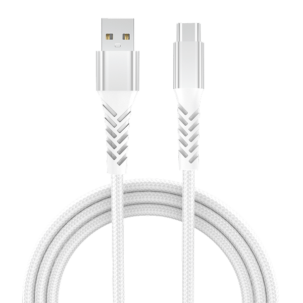 Grateq Pro USB-A-USB-C-kaapeli 1,5 m, valkoinen