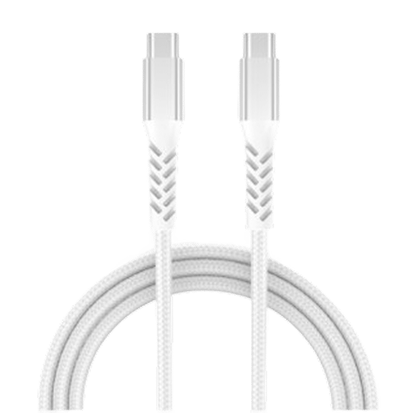 Grateq Pro USB-C-USB-C 3.2-kaapeli 240W 1,5m, valkoinen