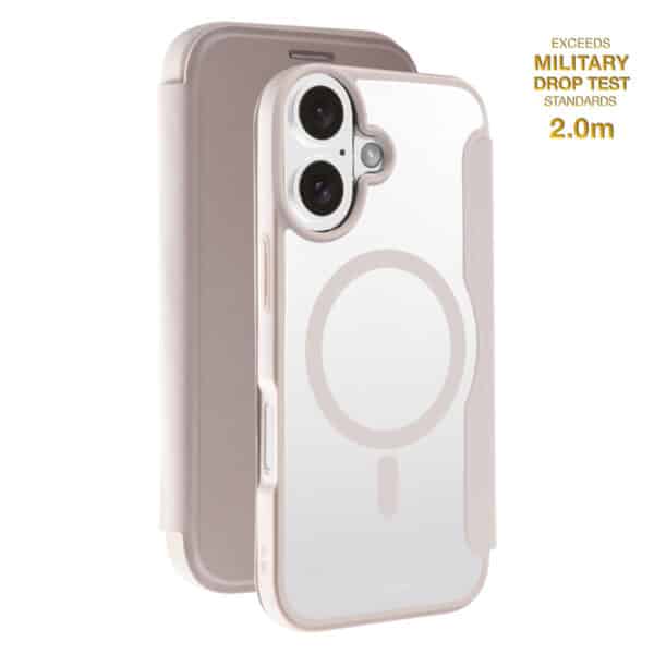 Vivanco Mag Wallet Lompakkokotelo iPhone 16 Greige