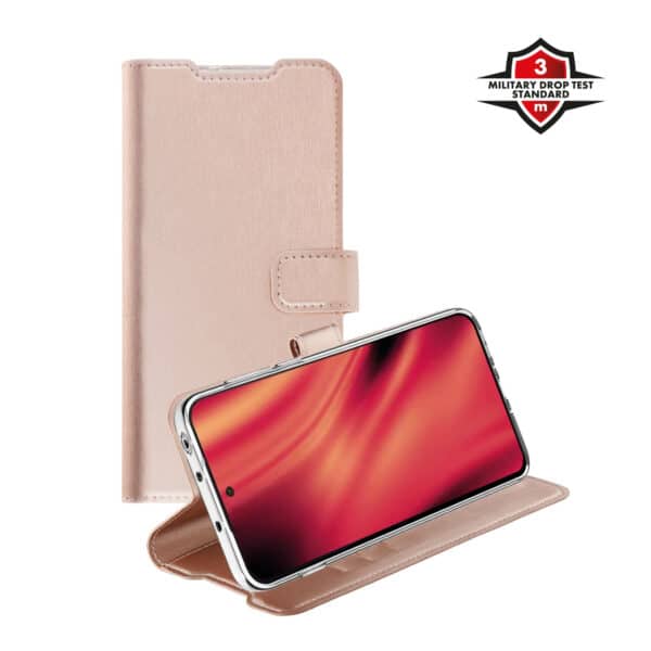 X2O Classic Wallet Lompakkokotelo OnePlus Nord 5 Rose Gold