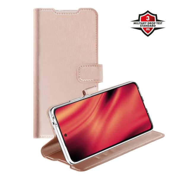 X2O Classic Wallet Lompakkokotelo OnePlus Nord CE5  Rose Gold