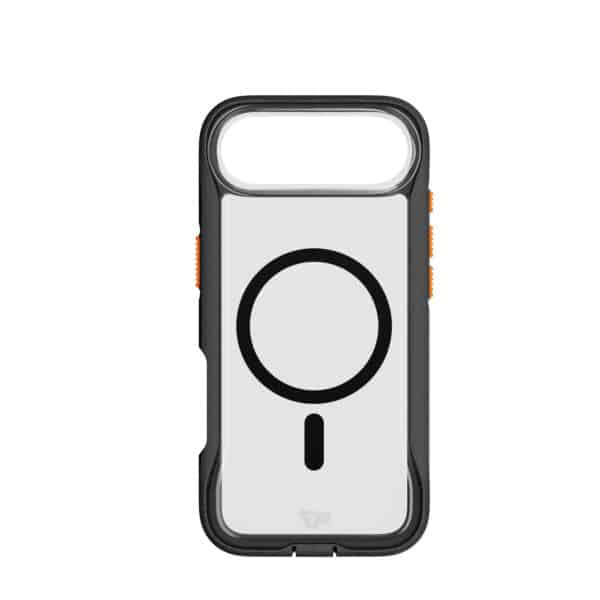 Tech21 Evo Pro Magsafe -suojakuori, käsinauha Apple iPhone Air Kirkas/Musta