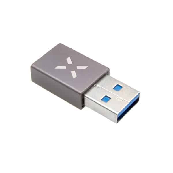 FIXED LINK USB-A Uros / USB-C Naaras adapteri Harmaa