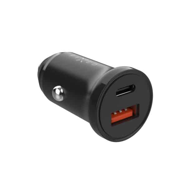 FIXED Nopea Autolaturi 20W USB-C PD/USB-A Musta
