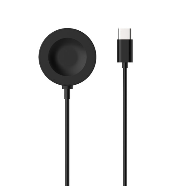 FIXED USB-C-latauskaapeli Huawei Watch GT-sarjalle Musta