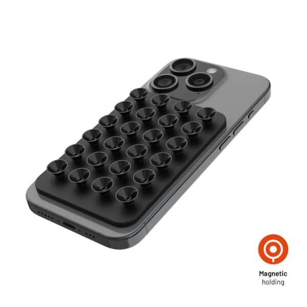 FIXED MAGMATE MagSafe pidike imukupeilla Musta