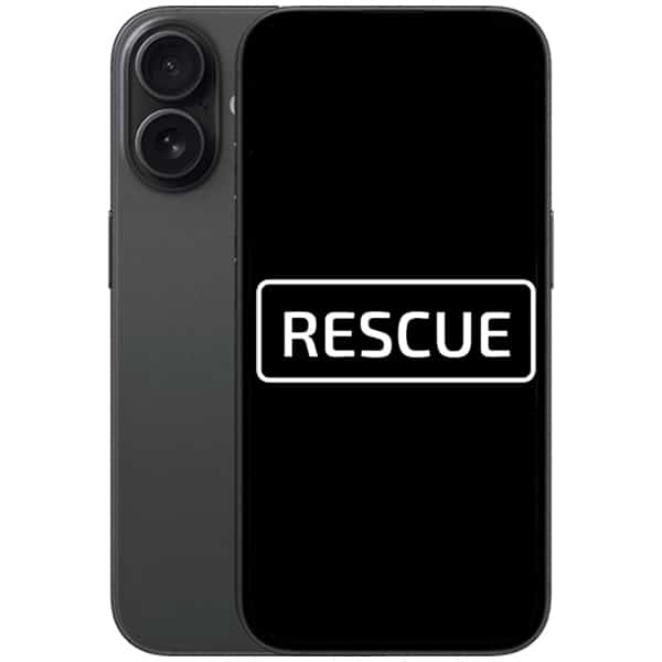 Apple iPhone 16, 128 GB, Musta (rescue)
