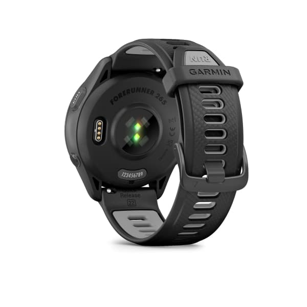garmin forerunner 265 musta takaa