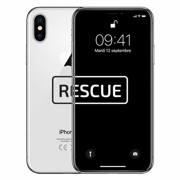Apple iPhone X, 64 GB, Silver (rescue)