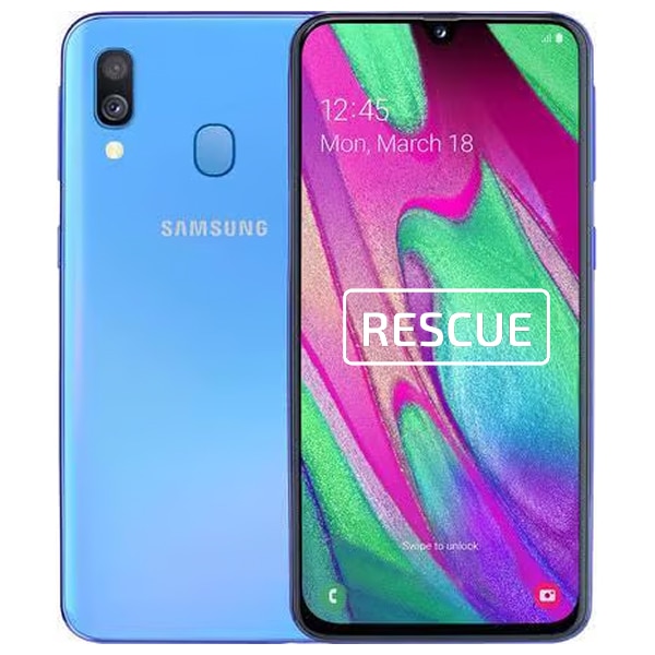 Samsung Galaxy A40, 64 GB, Sininen (rescue)