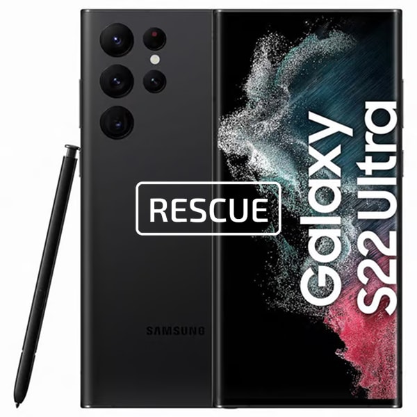 Samsung Galaxy S22 Ultra, 256 GB, Musta (rescue)