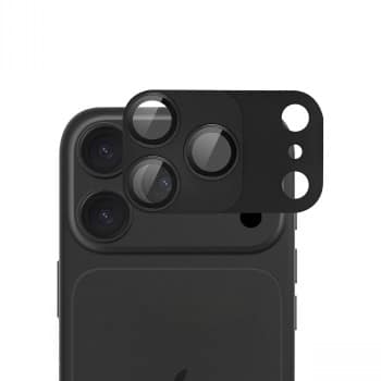 Screenor Vizor+ Magnetic -kamerasuoja, iPhone 18 Pro, musta