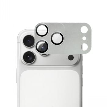 Screenor Vizor+ Magnetic iPhone 18 Pro kamerasuoja, hopea