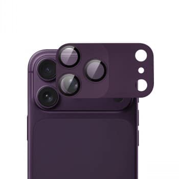Screenor Vizor+ Magnetic iPhone 18 Pro kamerasuoja, burgundy
