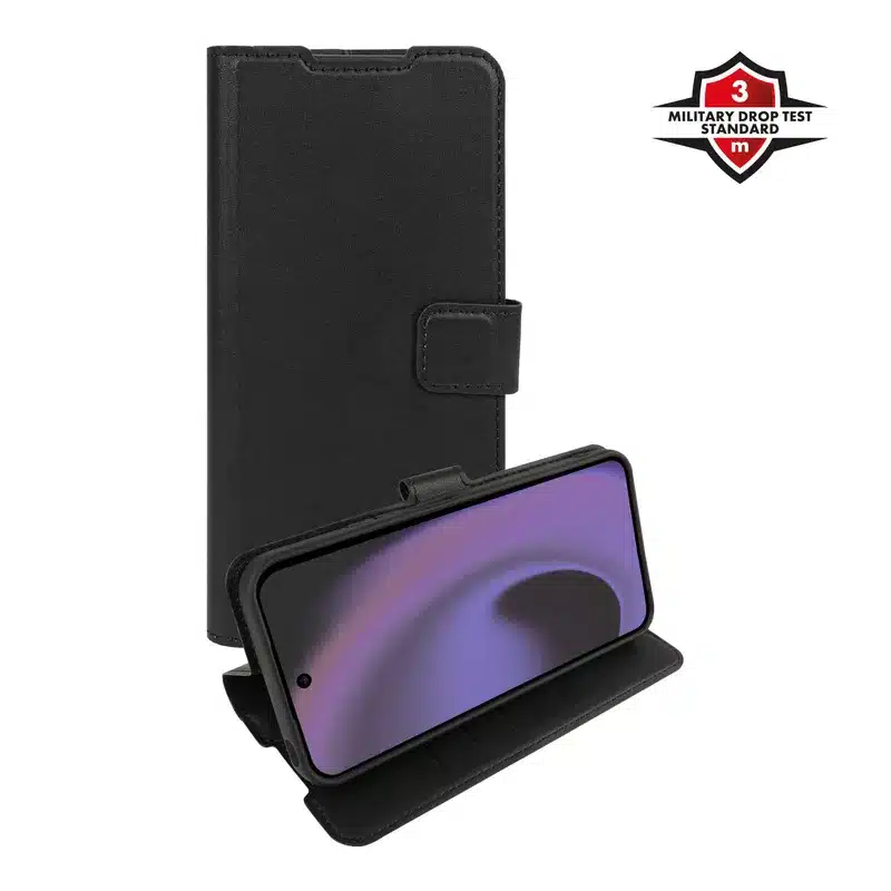 X2O Classic Wallet Lompakkokotelo, realme C100, Musta